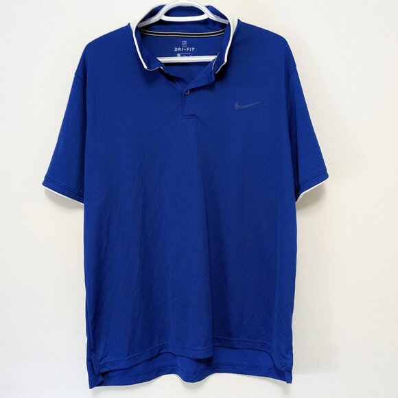 Nike Dri-FIT Blue Golf Shirt – Worn Once - Picture 1 of 2